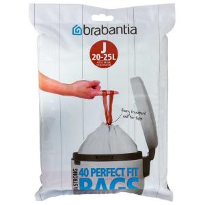 Brabantia Perfectfit Bin Liner Type J 20-25l Garbage Bag 40…
