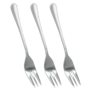 Metaltex Fork For Tapas 3 Units Zilver