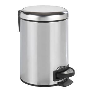 Wenko Stainless Steel 22444100 Trash Can 3l Zilver