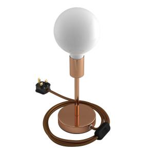 Creative Cables Alzaluce 15 Cm Table Lamp Bruin EU Plug