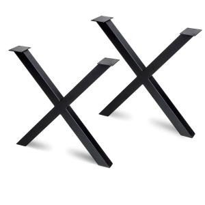 Emuca Cross For Table Legs Zwart