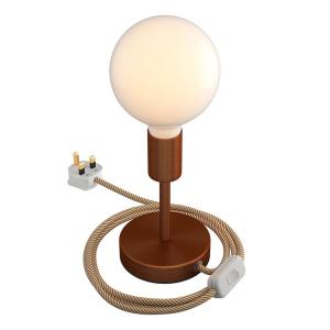 Creative Cables Alzaluce 10 Cm Table Lamp Bruin EU Plug