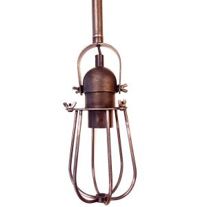 Edm Vintage 32108 E27 60w Hanging Lamp Bruin