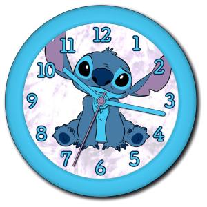 Kids Licensing Disney Stitch Clock Blauw