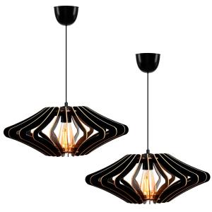 Wellhome Wh1117 Hanging Lamp 2 Units Goud