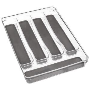 Five Cutlery Organizer 5 Compartments Transparant