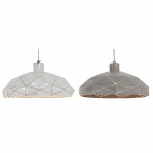 Home Decor Metal 32x32x15 Cm Ceiling Light 2 Units Transpar…