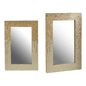 Gift Decor Espejo 2.5x91.5x61.5 Cm Wall Mirror Goud