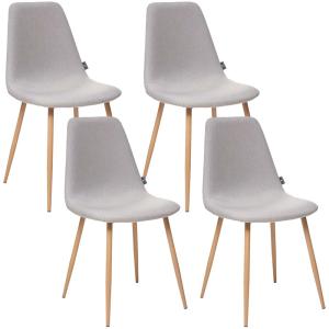 Wellhome Pk5060 Dining Chair 4 Units Grijs