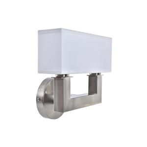 Home Decor Polyester Metal 25x14x24 Cm Wall Lamp Transparant