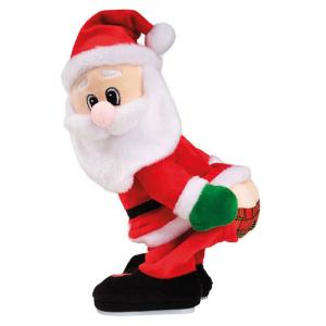 Decoris Santa Claus Dancing And Sound Doll Veelkleurig