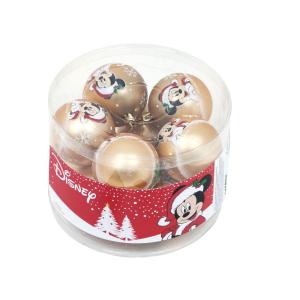 Safta Christmas Balls 6 Cm Pack 10 Mickey Mouse Happy Smile…