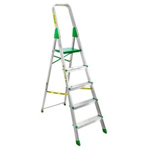 Plabell 4 Steps Dom04s Aluminum Ladder Zilver