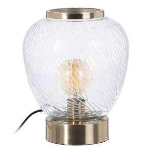 Bigbuy Home Crystal Metal 22x22x31 Cm Table Lamp Transparant