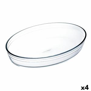O Cuisine Oval 30x21x7 Cm Baking Dish 4 Units Transparant