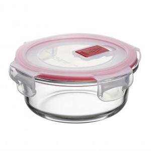 Tatay Cook And Eat Glass Round 400ml Airtight Container Tra…