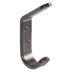 Brinox Double Hook Aluminum Wall Hanger Hook Zilver