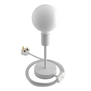 Creative Cables Alzaluce 15 Cm Table Lamp Wit EU Plug
