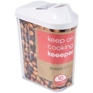 Keeeper Paola Collection 500 Ml Cereal Dispenser Wit
