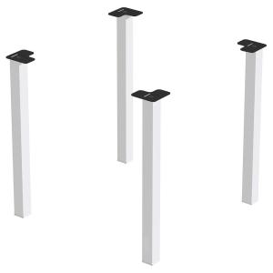 Emuca Square Legs For 50x50 Mm Table Wit