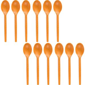 Natural Line Reusable Spoon 12 Units Oranje