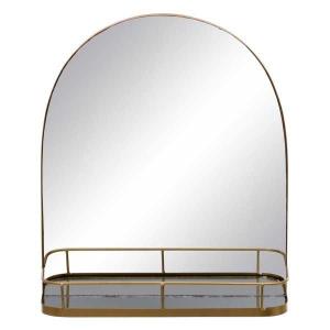 Bigbuy Home Metal 40x12x46.5 Cm Wall Mirror Goud