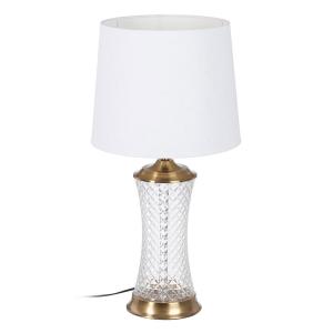 Bigbuy Home Sintetic Metal Tissue 35x35x69 Cm Table Lamp Go…