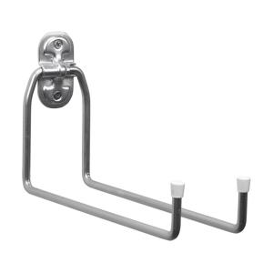 Sauvic 25kg 25 Cm Double Wall Hanger Hook Zilver