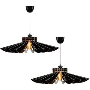 Wellhome Wh1109 Hanging Lamp 2 Units Goud