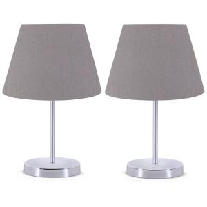Wellhome Wh1184 Bedside Lamp Zilver