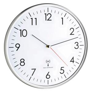 Tfa Dostmann 603514 Round Wall Clock Zilver