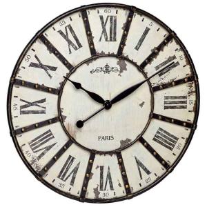 Tfa Dostmann 60.3039.02 Vintage Xxl Wall Clock Wit
