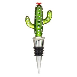 L´oca Nera Bottle Stopper Cactus Groen