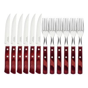 Tramontina Fsc Polywood Cutlery Set 12 Pieces Zilver