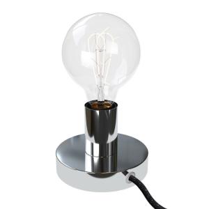 Creative Cables Posaluce Metal Table Lamp With Bulb Zilver