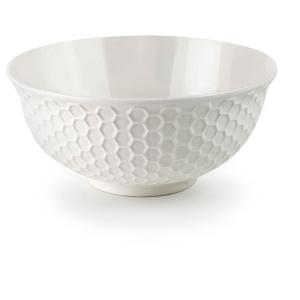 Ibili Ceramic Hexagon White 0.70l Bowl Wit