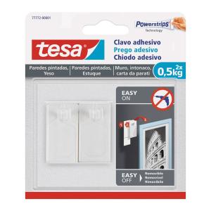 Tesa 47278 Adhesive Hook Hanger 0.5kg Wit