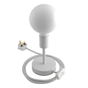 Creative Cables Alzaluce 10 Cm Table Lamp Wit EU Plug