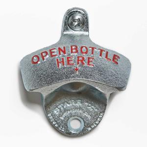 Habanero Bbq Wall Bottle Opener Zilver