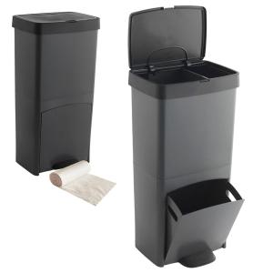 Sp Berner Garbage Or Recycling Bin Pack 70/10l Zilver