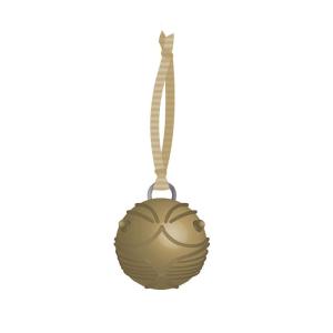 Harry Potter Golden Snitch Christmas Hanging Ornament Goud