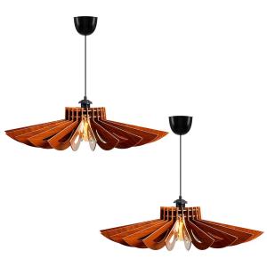 Wellhome Wh1108 Hanging Lamp 2 Units Goud