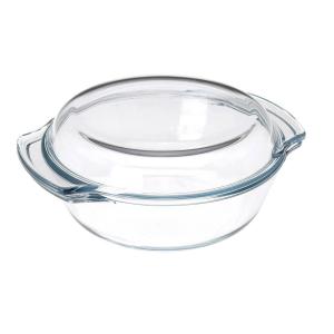 Oem Round Platter With Lid 2.4l Transparant