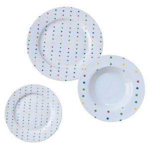 Benetton Be-0246 Tableware 18 Pieces Wit