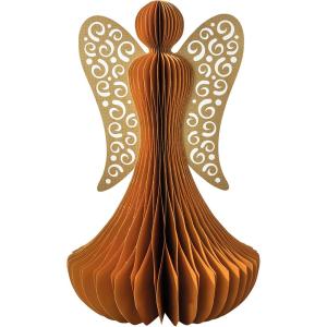 L´oca Nera Decorative Angel L 50 Cm Bruin