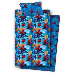 Marvel Set Of Sheets Spiderman Marvel 90 Cm Blauw