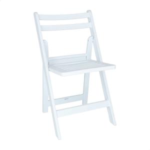 Wellhome Folding Chair 44x39x78.5 Cm Zilver