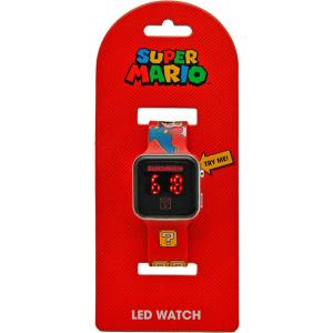 Nintendo Merchandising Super Mario Bros Clock Rood