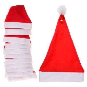 Oem Christmas Hat With Bell 40 Cm Rood