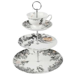 V And A Alice In Wonderland 3 Tier Cake Stand Transparant